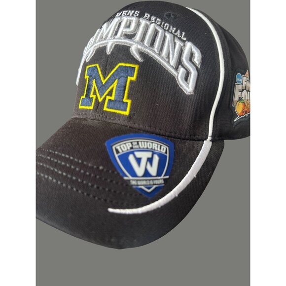 2013 NCAA Mens Champions Michigan Hat Black Top Of The World Final Four Atlanta - Picture 2 of 11